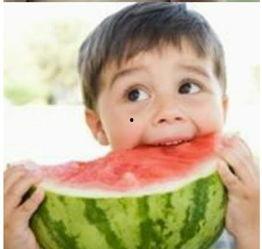 小孩吃瓜头像 可爱,小孩吃瓜头像，可爱指数爆表